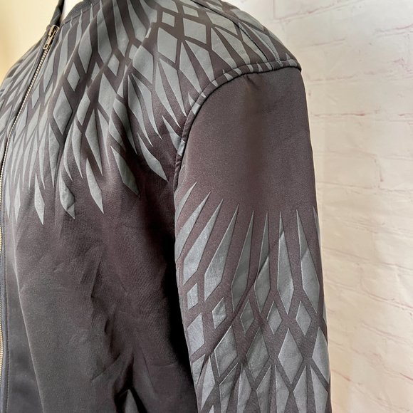 NWT Mens Black Jacket - Zip Up - Size XL - Picture 8 of 10